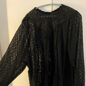 Torrid high neck lace top - 6